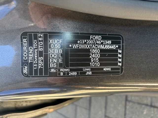 Ford - transit - courir 1.5d trend - car - 2021 - afbeelding 4 van  6