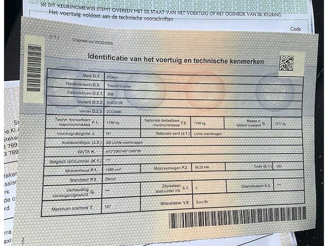 Ford - transit coureur - car - 2017 - afbeelding 5 van  13