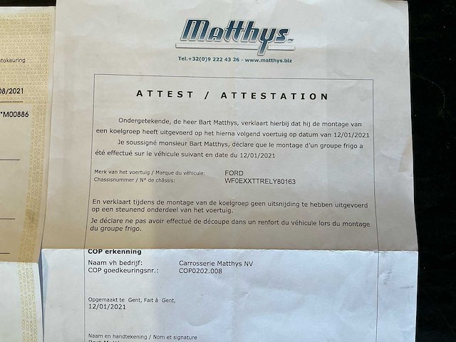 Ford - transit l2h2 carrier xarios 200 koelwagen - bedrijfswagen - afbeelding 22 van  26