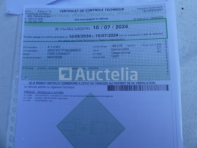 Ford connect utility truck (2008-199,624 km) (ref:010607-008) - afbeelding 16 van  23