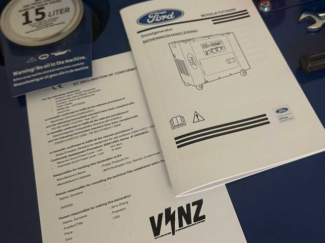 Ford diesel stroomgenerator - afbeelding 8 van  17