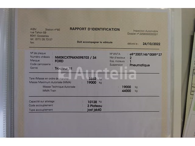 Ford f-max tractor unit (2022-370,890 km) - afbeelding 20 van  44