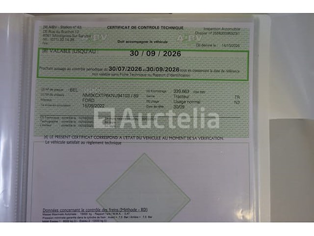 Ford f-max tractor unit (2022-391,922 km) - afbeelding 29 van  39