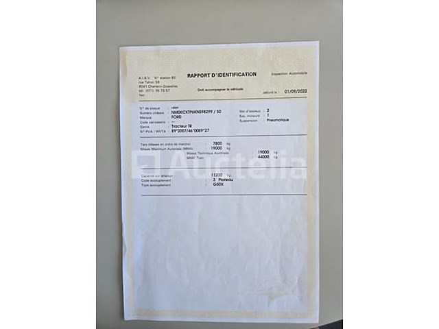 Ford f-max tractor unit (2022-402.821 km)(vin: nm0kcxtp6kns98299) - afbeelding 19 van  33