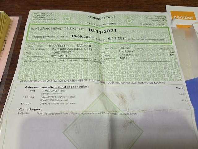 Ford fiesta, 2004 - afbeelding 22 van  31