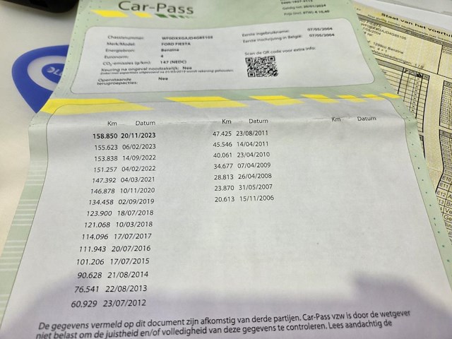 Ford fiesta, 2004 - afbeelding 24 van  31