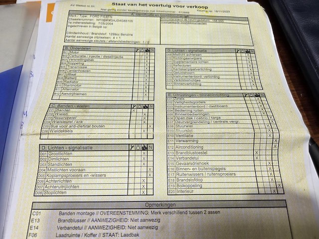 Ford fiesta, 2004 - afbeelding 25 van  31