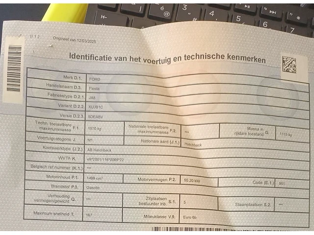 Ford fiesta, 2016 - afbeelding 4 van  15