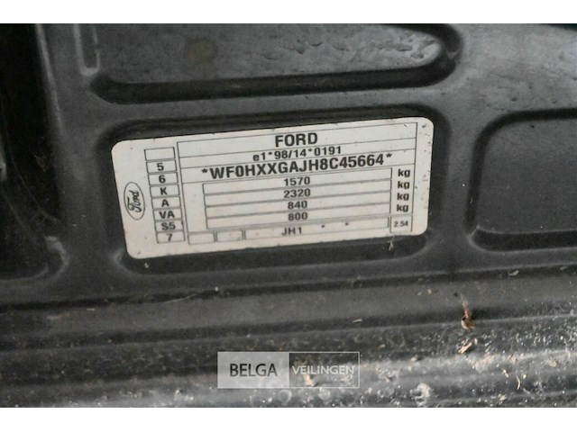 Ford fiesta personenwagen enkel voor vergunninghouders en erkende centra voor verschroting. - afbeelding 11 van  14