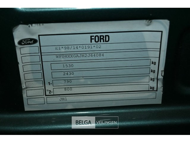 Ford fiesta personenwagen enkel voor vergunninghouders en erkende centra voor verschroting. - afbeelding 5 van  11
