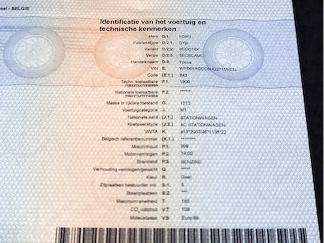 Ford focus - wf06xxgcc6hg27155 - 2017 - afbeelding 9 van  19