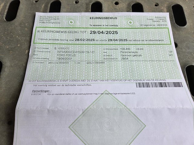 Ford focus , 2000 - afbeelding 24 van  30