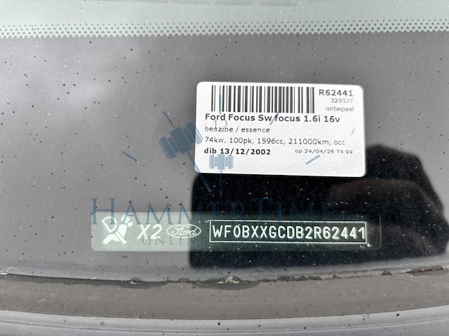 Ford focus sw 1.6i 16v ambiente, 2002 - afbeelding 18 van  35