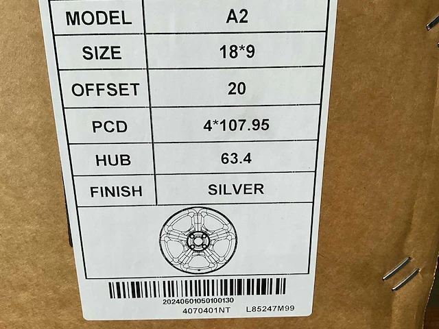 Ford ford escort cosworth velg (4x) - afbeelding 8 van  8