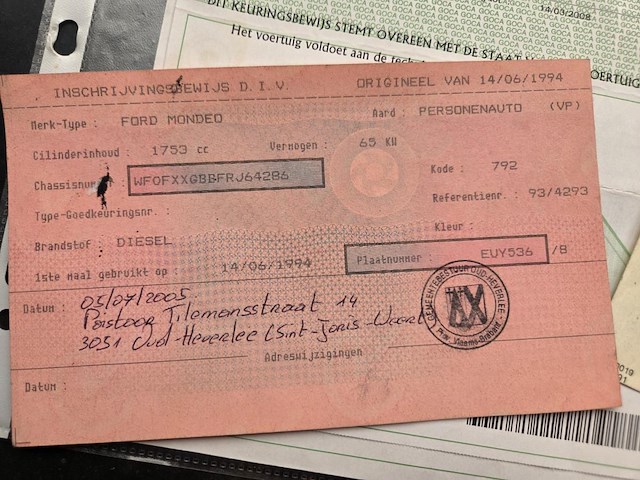 Ford mondeo, 1994 - afbeelding 10 van  14