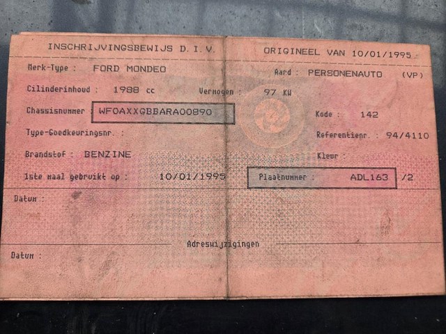 Ford mondeo, 1995 - afbeelding 14 van  14
