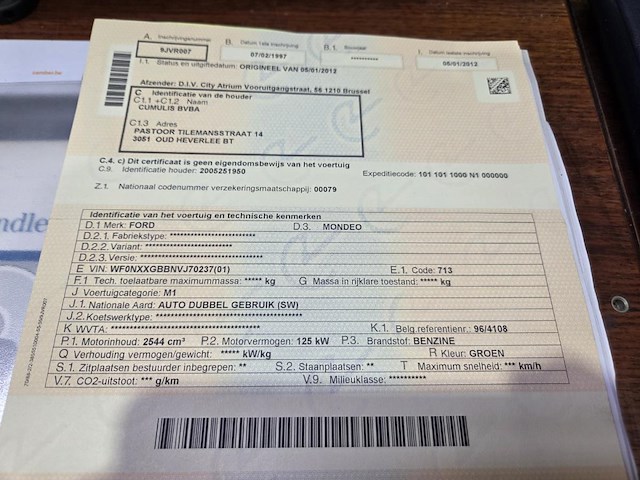 Ford mondeo, 1997 - afbeelding 4 van  21