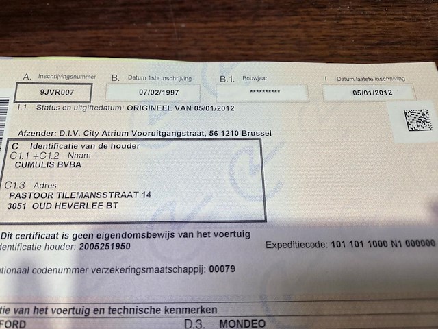 Ford mondeo, 1997 - afbeelding 5 van  21