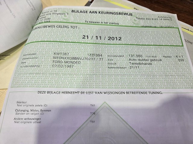 Ford mondeo, 1997 - afbeelding 10 van  21