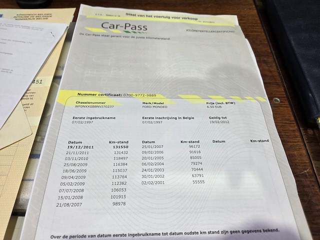 Ford mondeo, 1997 - afbeelding 11 van  21