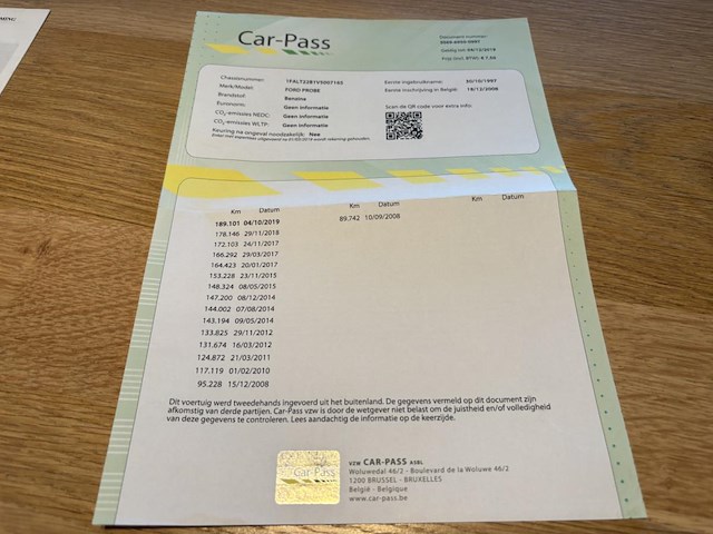 Ford probe, 1997 - afbeelding 37 van  49