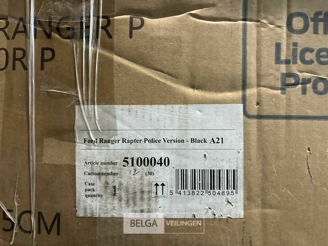 Ford ranger rapter police version black - afbeelding 4 van  4
