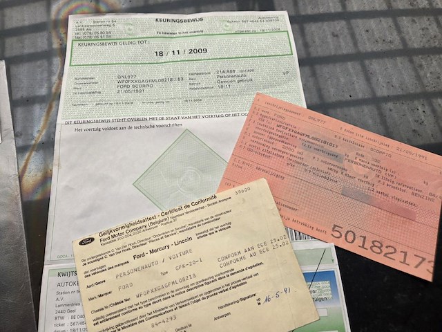 Ford scorpio, 1991 - afbeelding 7 van  10