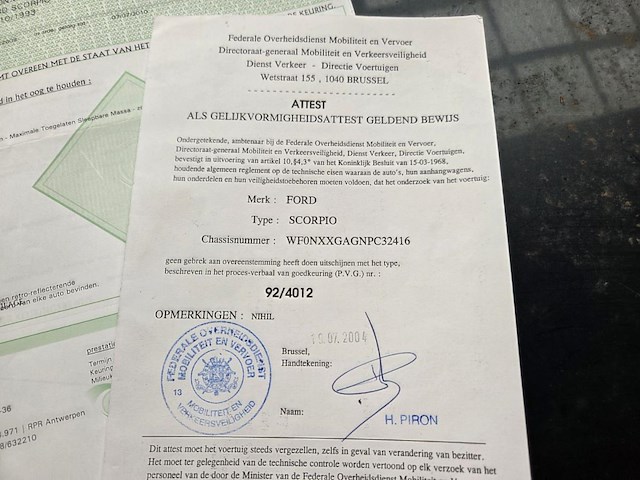 Ford scorpio, 1993 - afbeelding 14 van  16