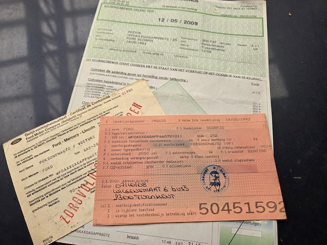 Ford scorpio, 1993 - afbeelding 11 van  15