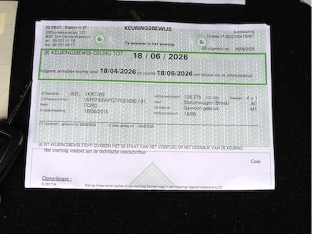 Ford tourneo - wf0txxwpgtfe81690 - 2015 - afbeelding 11 van  20