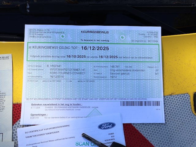 Ford tourneo - wf0txxwpgtgy76967 - 2016 - afbeelding 7 van  17