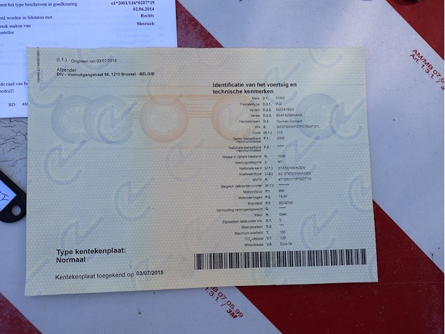 Ford tourneo - wfotxxwpgtfe76241 - 2015 - afbeelding 9 van  17