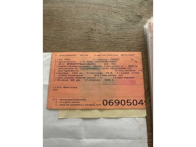 Ford transit - 2007 - transit jumbo - dubbel cabine - personenauto - afbeelding 30 van  36