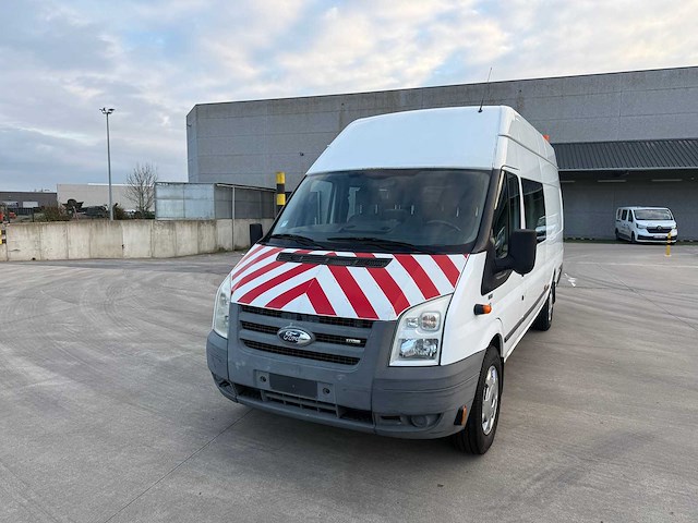 Ford transit - 2007 - transit jumbo - dubbel cabine - personenauto - afbeelding 9 van  10