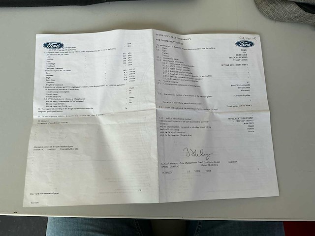 Ford transit (6 plaatsen -lichte vracht) transit custom lichte vracht - afbeelding 32 van  42