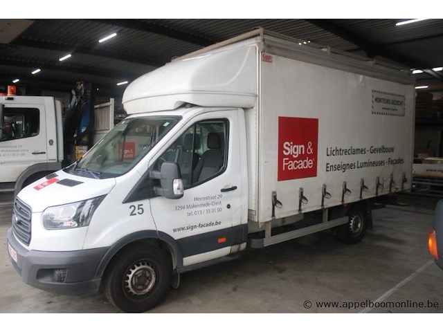 Ford transit, chassisnummer wf0dxxttgdjr48287, eerste inschrijving 05/02/2019, 165.972 km, 125 kw, 1.996 cm³, diesel, manueel, bestelwagen, euro 6, mtm 3.500 kg,tarra 2563kg, keuring geldig tot 13/02/2027 - afbeelding 1 van  18