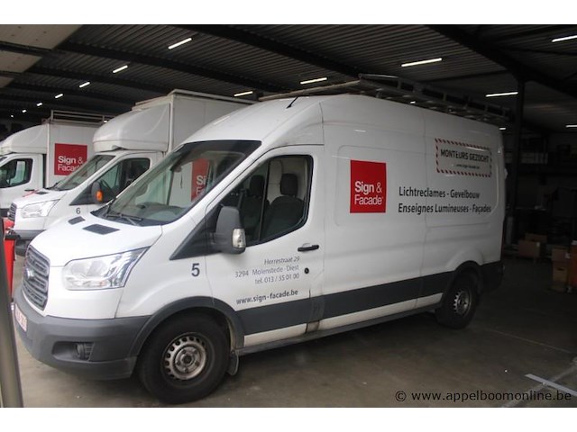 Ford transit, chassisnummer wf0xxxttgxej24100, eerste inschrijving 18/08/2014, 295.592 km, 114 kw, 2.198 cm³, diesel, manueel, bestelwagen, euro 5b, mtm 3.500 kg, tarragewicht 3.105 kg, keuring geldig tot 28/08/2026 - afbeelding 1 van  20
