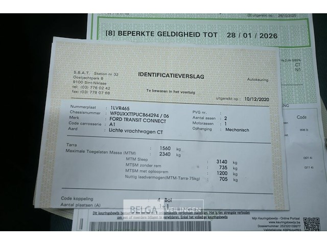 Ford transit connect lichte vrachtwagen - afbeelding 9 van  24