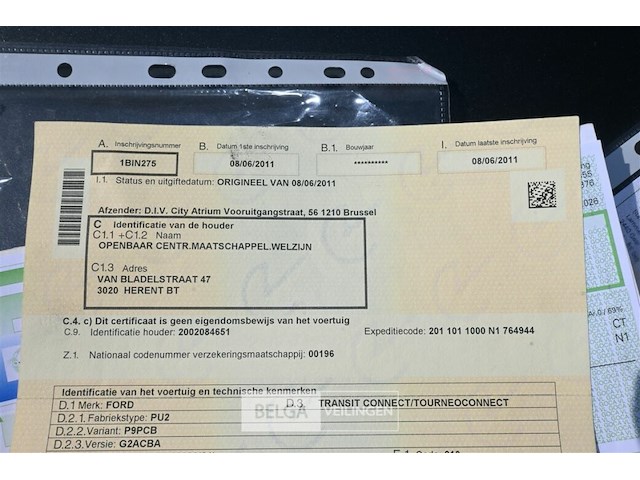 Ford transit connect lichte vrachtwagen - afbeelding 3 van  24