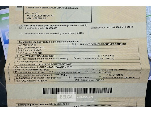 Ford transit connect lichte vrachtwagen - afbeelding 4 van  24