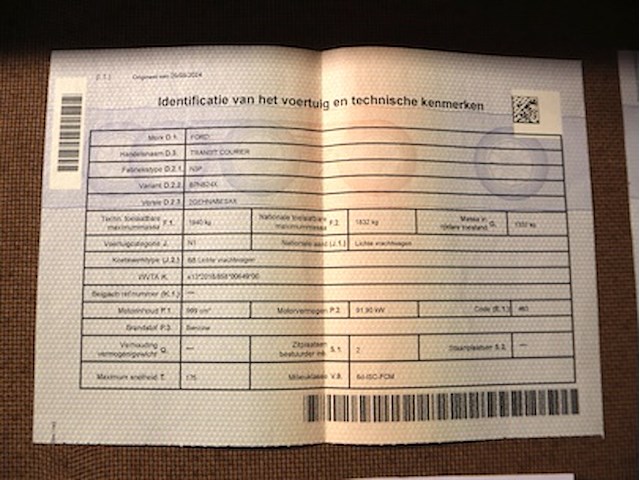 Ford transit courier - wf04nberx4rr00053 - 2024 - afbeelding 13 van  23