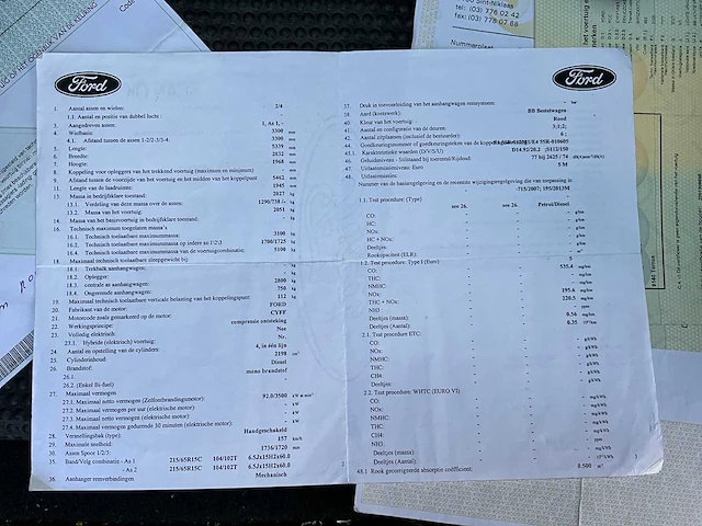 Ford transit custom - 6 zitplaatsen - bedrijfswagen - afbeelding 29 van  29