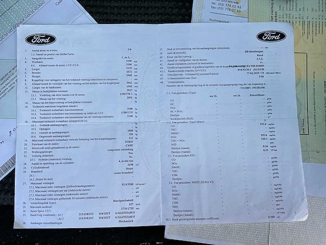 Ford transit custom - 6 zitplaatsen - bedrijfswagen - afbeelding 21 van  28