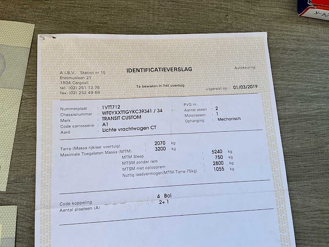 Ford transit custom 2019 - afbeelding 47 van  49