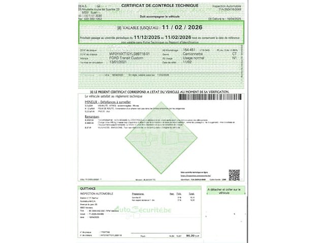 Ford transit custom bestelwagen (2021-155,976 km) - afbeelding 10 van  20