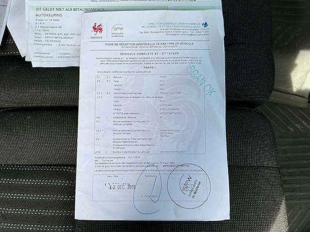 Ford transit custom lichte vracht bedrijfswagen - afbeelding 9 van  9