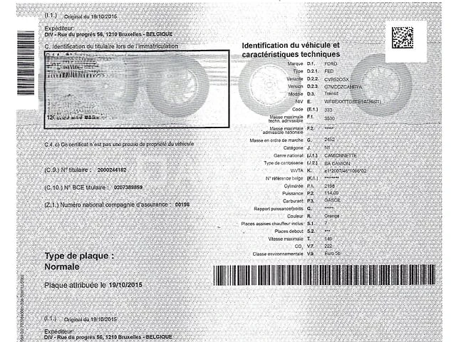 Ford transit double cab pickup truck (2015-40,957 km)(vin: wf0exxttgefs14736) - afbeelding 7 van  12