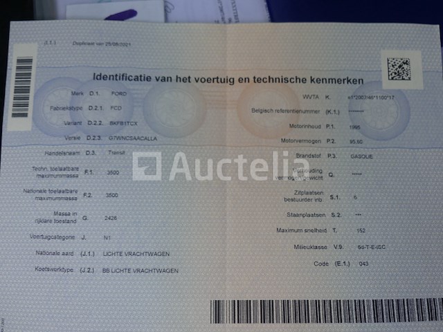 Ford transit dubbelcabine pickup truck - afbeelding 32 van  37