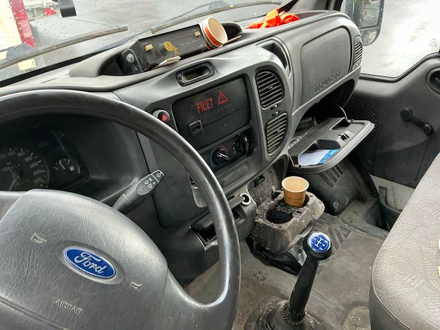 Ford transit lichte vrachtwagen met kip/laadbak - afbeelding 3 van  14