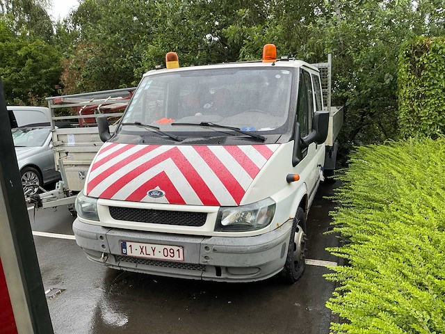 Ford transit lichte vrachtwagen met kip/laadbak - afbeelding 7 van  14